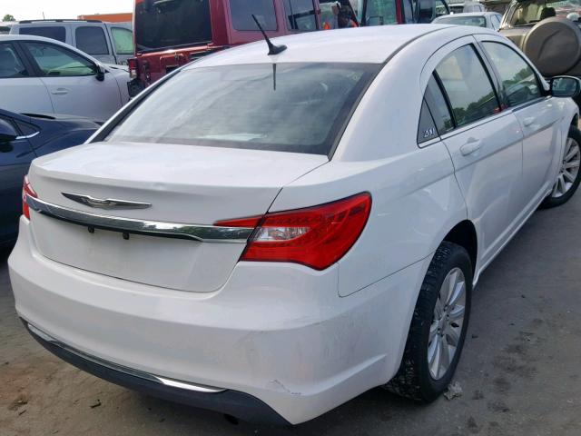 1C3CCBBB1CN120187 - 2012 CHRYSLER 200 TOURIN WHITE photo 4