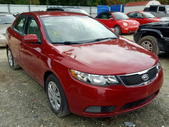 KNAFU4A28B5459611 - 2011 KIA FORTE EX BURGUNDY photo 1