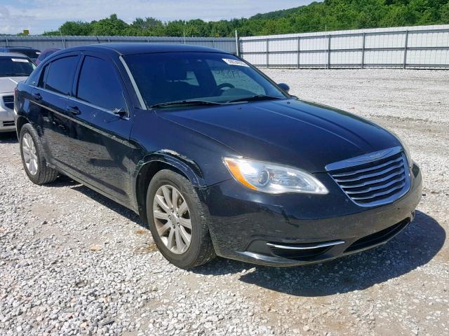 1C3CCBBB2CN105309 - 2012 CHRYSLER 200 TOURIN BLACK photo 1