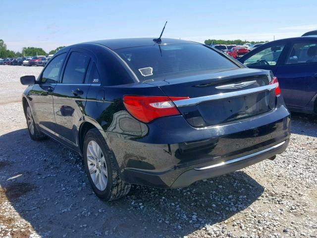 1C3CCBBB2CN105309 - 2012 CHRYSLER 200 TOURIN BLACK photo 3