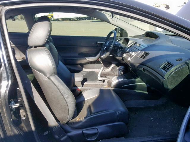 2HGFG12929H514143 - 2009 HONDA CIVIC EXL შავი ფოტო 5