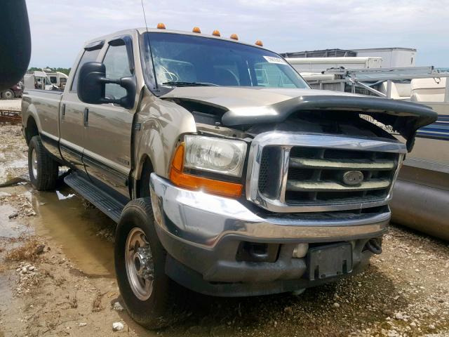 1FTSW31F41EA95923 - 2001 FORD F350 SRW S TAN photo 1