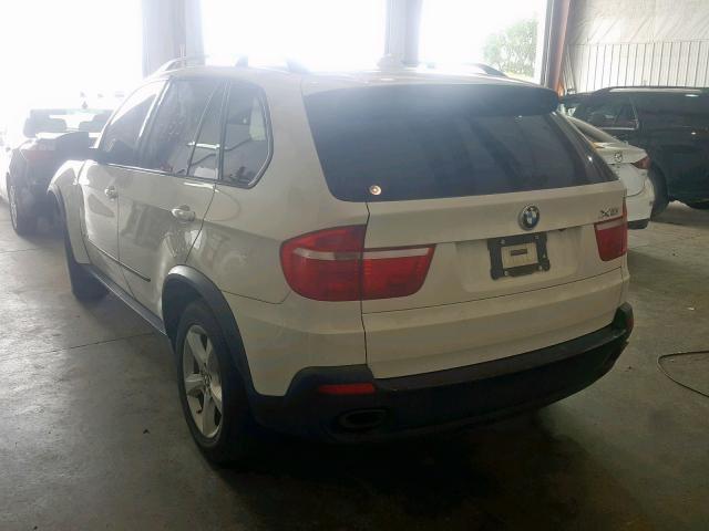 5UXFE83509L168717 - 2009 BMW X5 XDRIVE4 WHITE photo 3