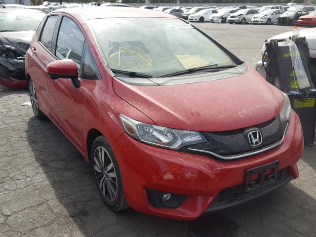 JHMGK5H72HS017629 - 2017 HONDA FIT EX RED photo 1