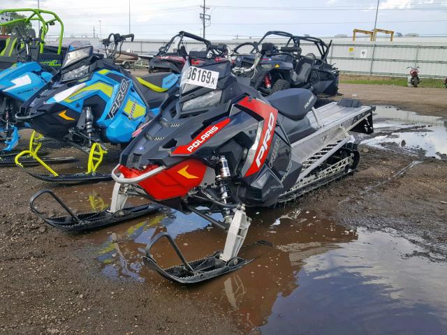 SN1EG8PS0GC165673 - 2016 POLARIS SNOWMOBILE BLACK photo 2