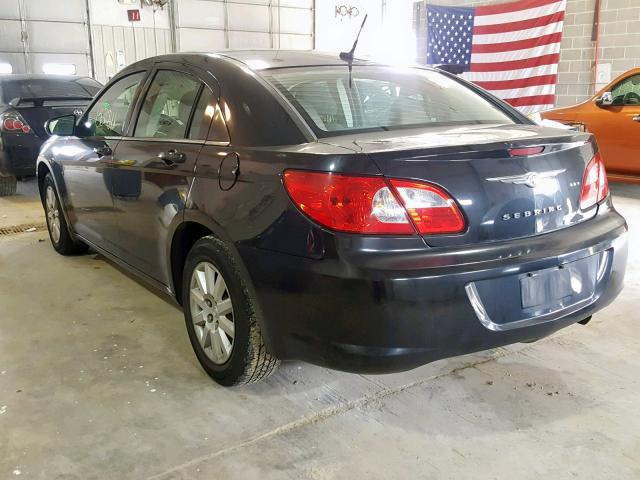 1C3LC46JX8N226156 - 2008 CHRYSLER SEBRING LX BLACK photo 3