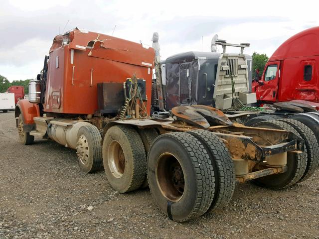 1XKWP40X7GJ468004 - 2016 KENWORTH CONSTRUCTI ORANGE photo 3