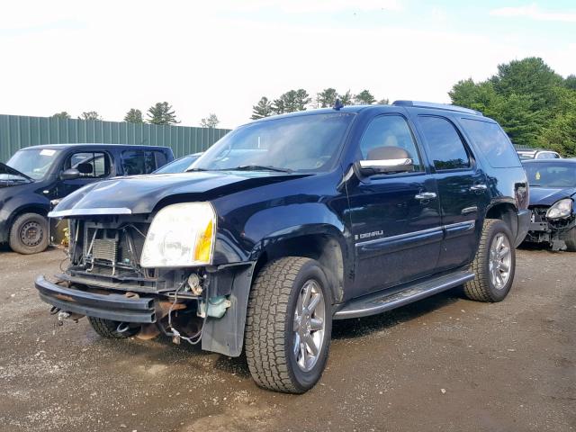 1GKFK63837J229077 - 2007 GMC YUKON DENA BLACK photo 2