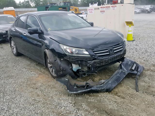 1HGCR2F88DA080774 - 2013 HONDA ACCORD EXL BLACK photo 1