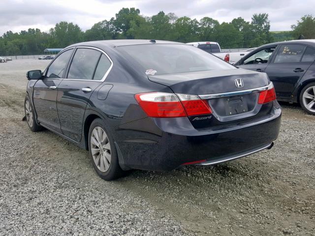 1HGCR2F88DA080774 - 2013 HONDA ACCORD EXL BLACK photo 3