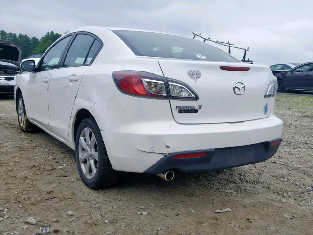 JM1BL1SG9A1302270 - 2010 MAZDA 3 I WHITE photo 3