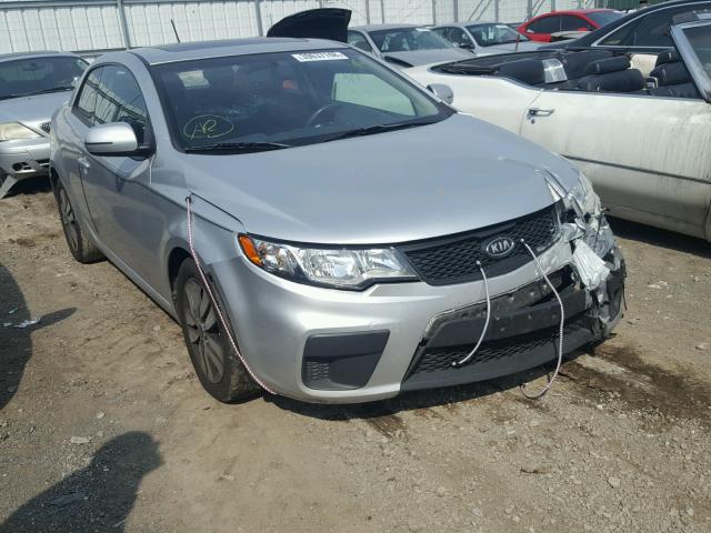 KNAFU6A20D5743202 - 2013 KIA FORTE EX SILVER photo 1