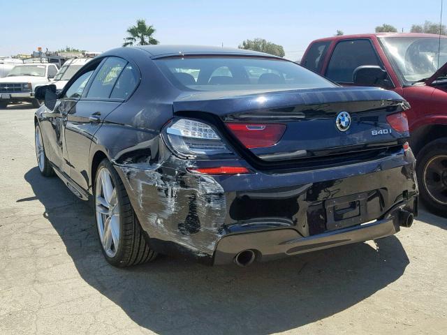 WBA6D0C58GG432789 - 2016 BMW 640 I BLACK photo 3