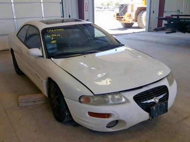 4C3AU52N0YE027828 - 2000 CHRYSLER SEBRING LX WHITE photo 1