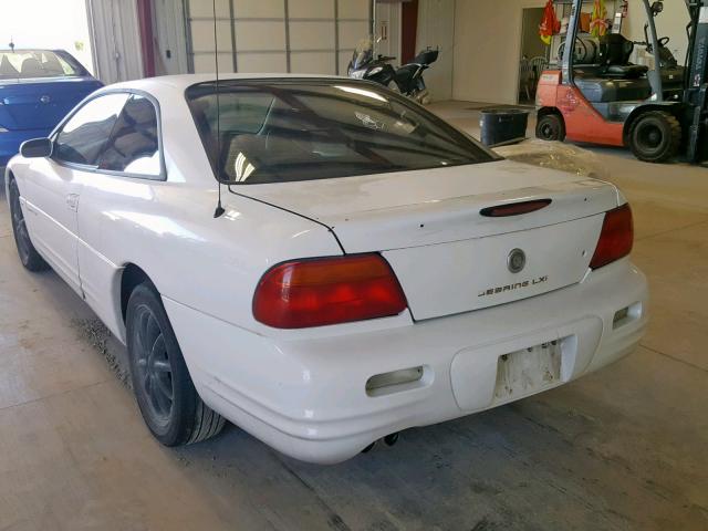 4C3AU52N0YE027828 - 2000 CHRYSLER SEBRING LX WHITE photo 3