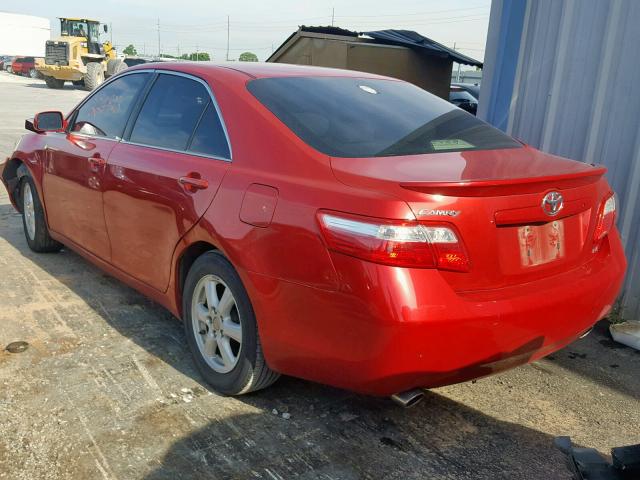 4T1BK46KX7U050647 - 2007 TOYOTA CAMRY NEW RED photo 3