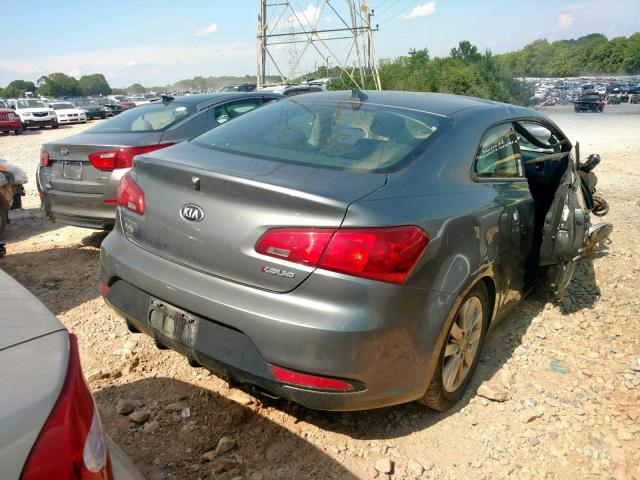 KNAFX6A81G5606950 - 2016 KIA FORTE EX GRAY photo 4