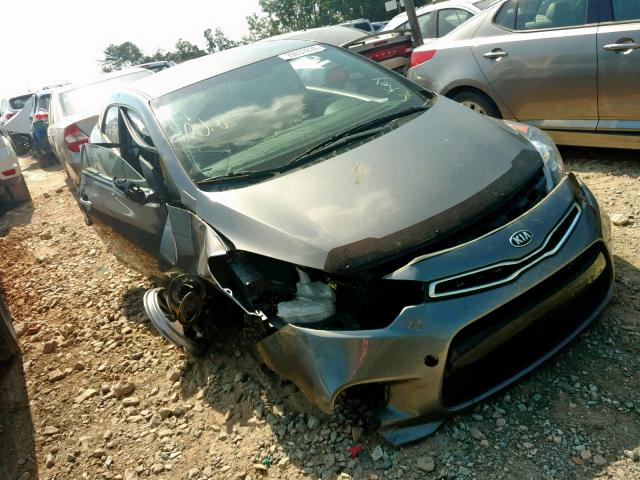 KNAFX6A81G5606950 - 2016 KIA FORTE EX GRAY photo 9