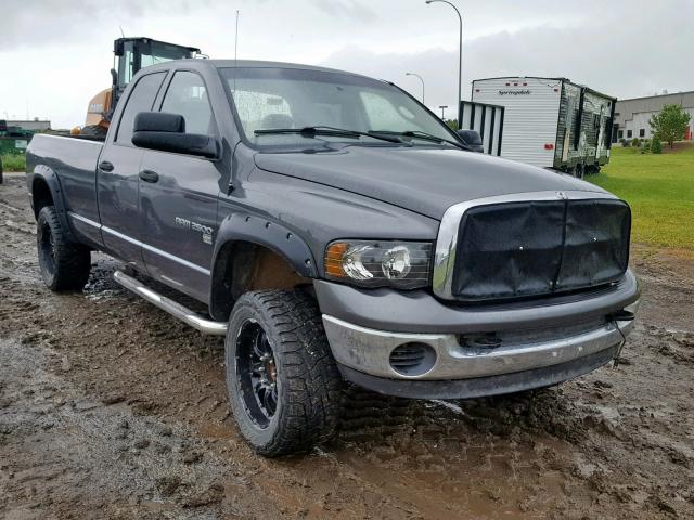 3D7KU28D34G176807 - 2004 DODGE RAM 2500 S GRAY photo 1