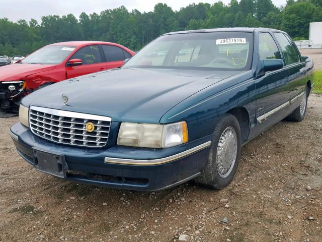 1G6KE54Y2WU706642 - 1998 CADILLAC DEVILLE DE BLUE photo 2