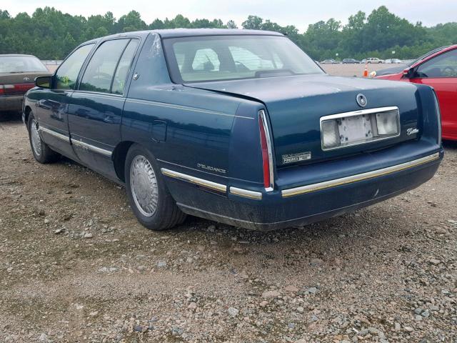 1G6KE54Y2WU706642 - 1998 CADILLAC DEVILLE DE BLUE photo 3