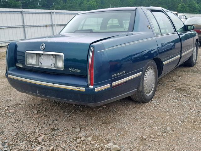 1G6KE54Y2WU706642 - 1998 CADILLAC DEVILLE DE BLUE photo 4