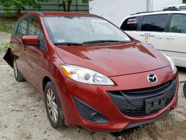 JM1CW2BLXC0123131 - 2012 MAZDA 5 RED photo 1