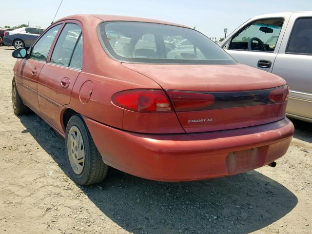 3FAFP13P0YR260565 - 2000 FORD ESCORT RED photo 3