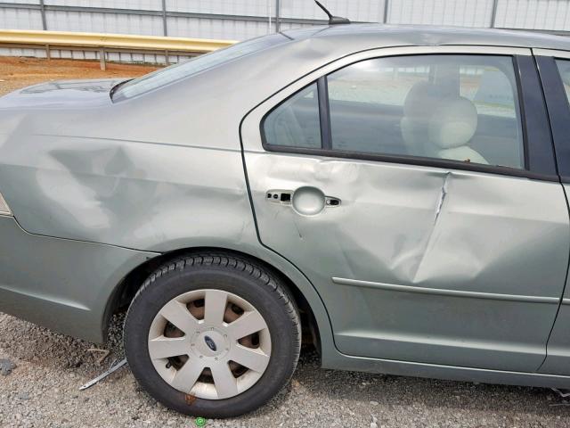 3FAHP06Z78R188537 - 2008 FORD FUSION S GREEN photo 9