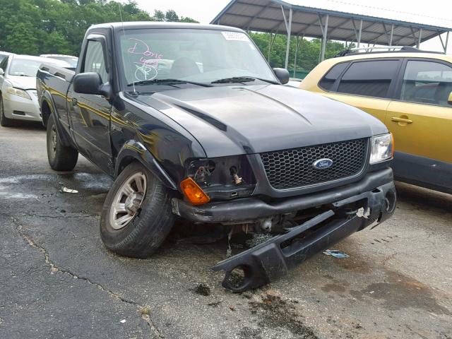 1FTYR10U91TA70842 - 2001 FORD RANGER BLACK photo 1