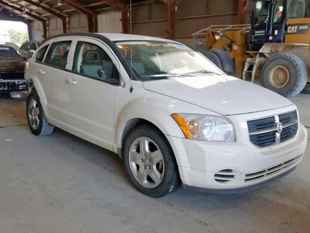 1B3HB48A19D198709 - 2009 DODGE CALIBER SX WHITE photo 1