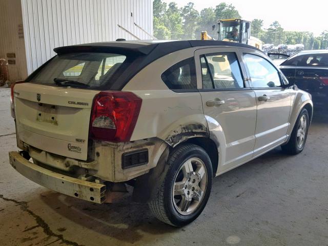 1B3HB48A19D198709 - 2009 DODGE CALIBER SX WHITE photo 4