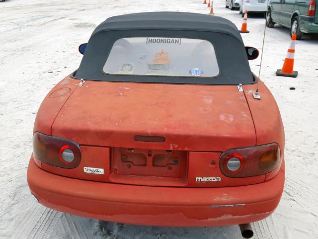 JM1NA3518P1419837 - 1993 MAZDA MX-5 MIATA RED photo 6