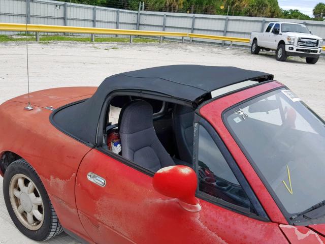 JM1NA3518P1419837 - 1993 MAZDA MX-5 MIATA RED photo 9