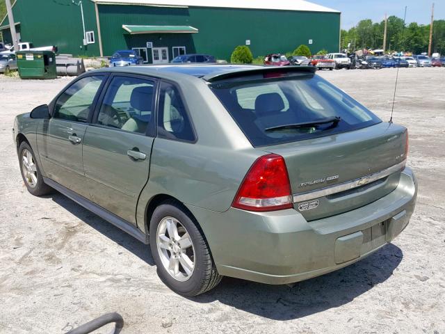 1G1ZT62805F306861 - 2005 CHEVROLET MALIBU MAX 绿色 照片 3