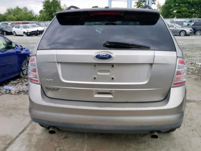 2FMDK36CX8BA10930 - 2008 FORD EDGE SE TAN photo 9