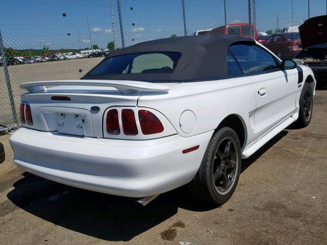 1FAFP45X3WF189094 - 1998 FORD MUSTANG GT WHITE photo 4