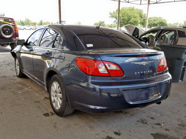 1C3LC46K28N255224 - 2008 CHRYSLER SEBRING LX BLUE photo 3