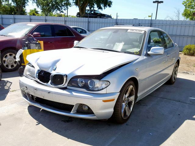 WBABV13404JT21838 - 2004 BMW 325 CI SUL SILVER photo 2