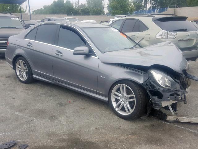 WDDGF4HB9CR204330 - 2012 MERCEDES-BENZ C 250 GRAY photo 1