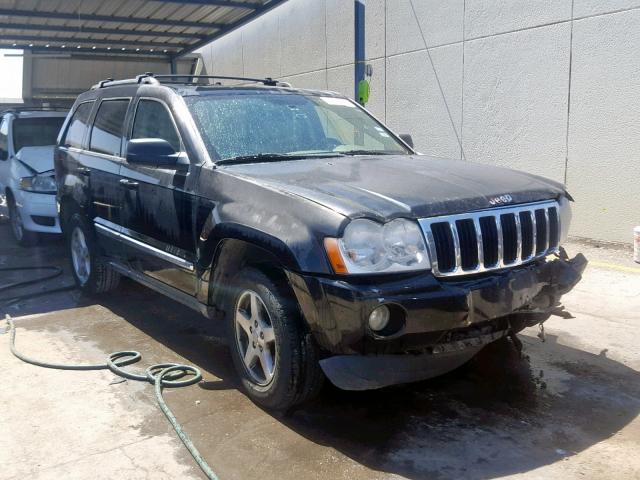 1J4HS58N65C545548 - 2005 JEEP GRAND CHER BLACK photo 1