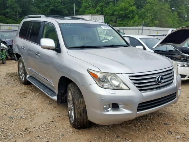 JTJHY7AX7A4037098 - 2010 LEXUS LX 570 SILVER photo 1