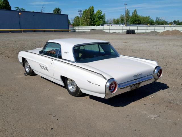 3Y83Z116675 - 1963 FORD T-BIRD WHITE photo 3