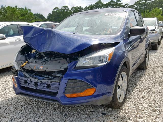 1FMCU0F71FUA16937 - 2015 FORD ESCAPE S BLUE photo 2