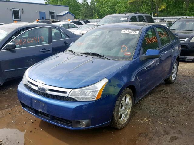 1FAHP36N69W188610 - 2009 FORD FOCUS SES BLUE photo 2