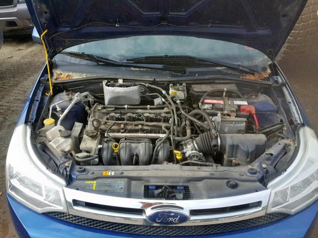 1FAHP36N69W188610 - 2009 FORD FOCUS SES BLUE photo 7