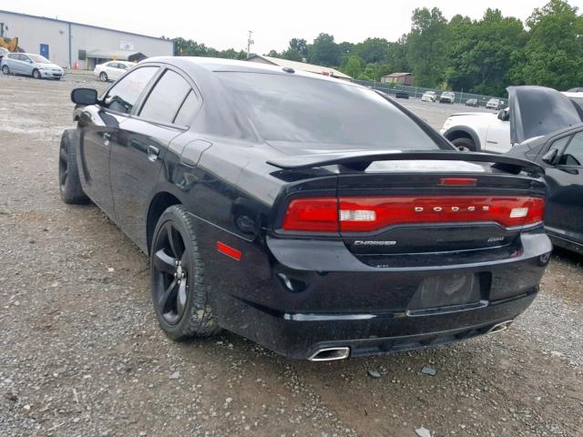 2C3CDXHG7CH164717 - 2012 DODGE CHARGER SX BLACK photo 3