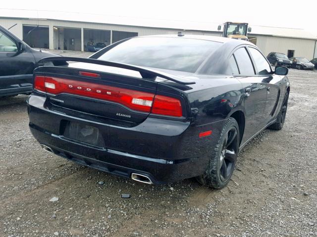 2C3CDXHG7CH164717 - 2012 DODGE CHARGER SX BLACK photo 4