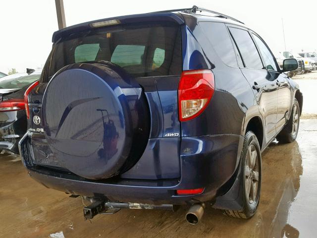 JTMBK31VX75023250 - 2007 TOYOTA RAV4 LIMIT BLUE photo 4