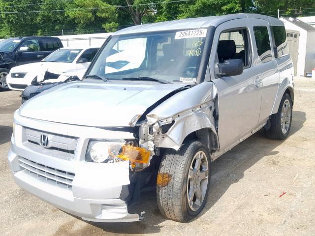 5J6YH18977L007602 - 2007 HONDA ELEMENT SC GRAY photo 2